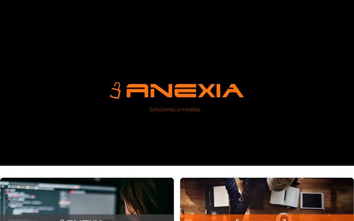 Captura de pantalla de anexia.es