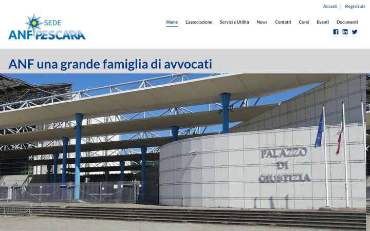 Skjámynd af anf-pescara.it
