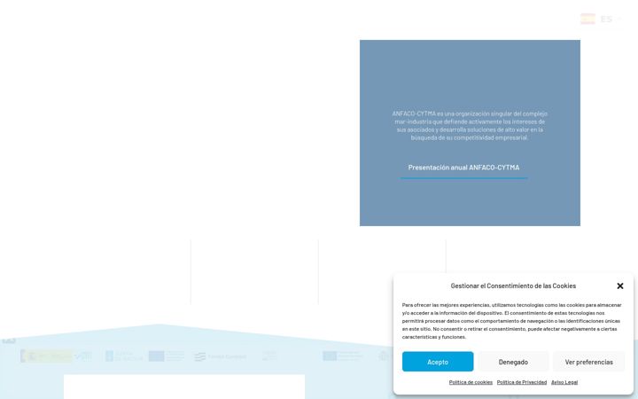Screenshot of anfaco.es
