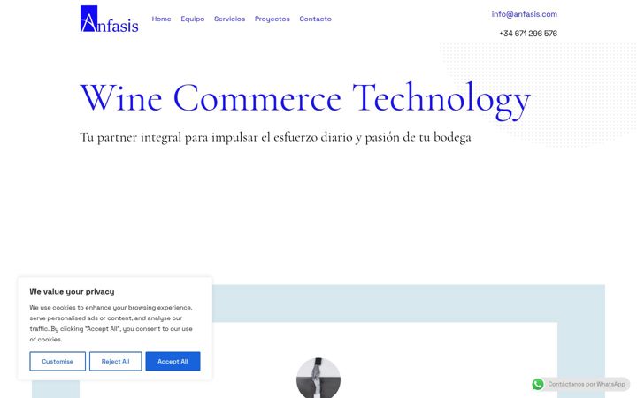 Screenshot of anfasis.com