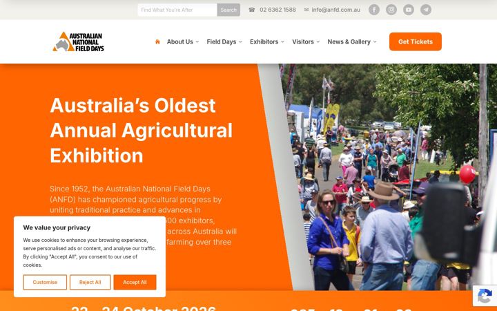 Snímek obrazovky anfd.com.au
