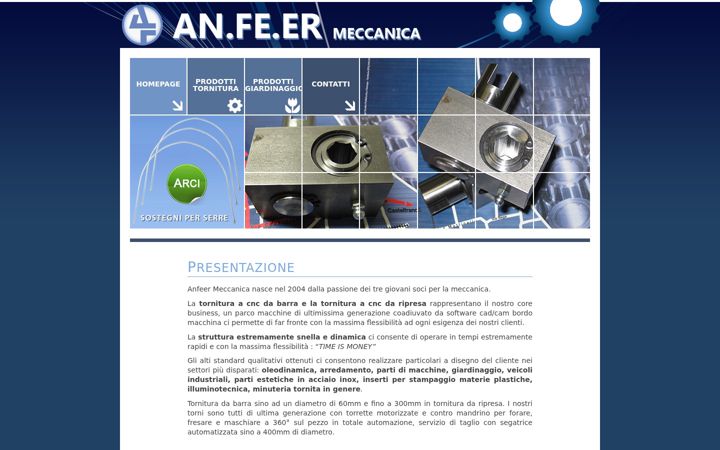 Screenshot of anfeer.it