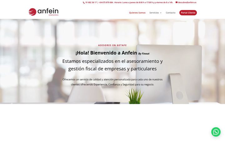 Screenshot of anfein.es