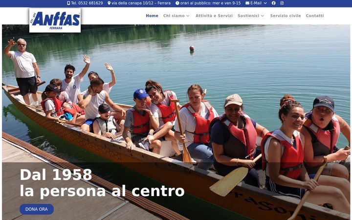 Screenshot of anffasferrara.net