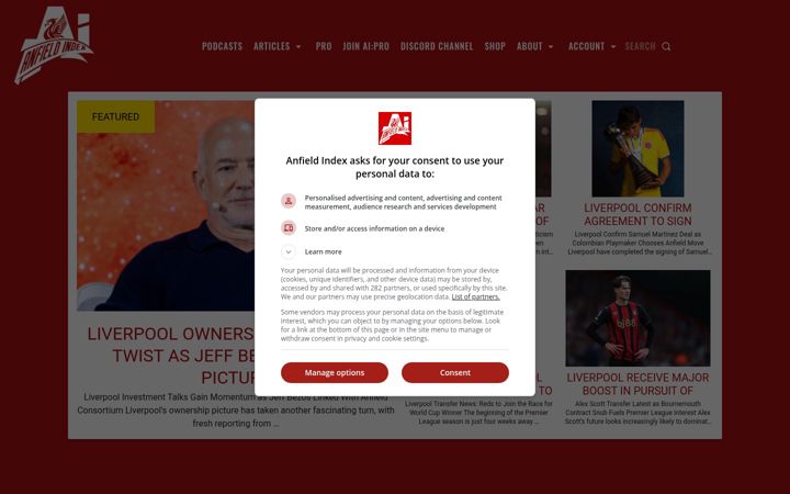 Ekrano kopija anfieldindex.com