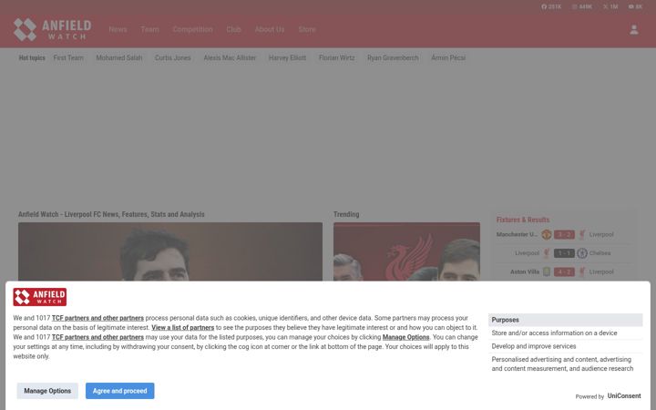 Screenshot of anfieldwatch.co.uk