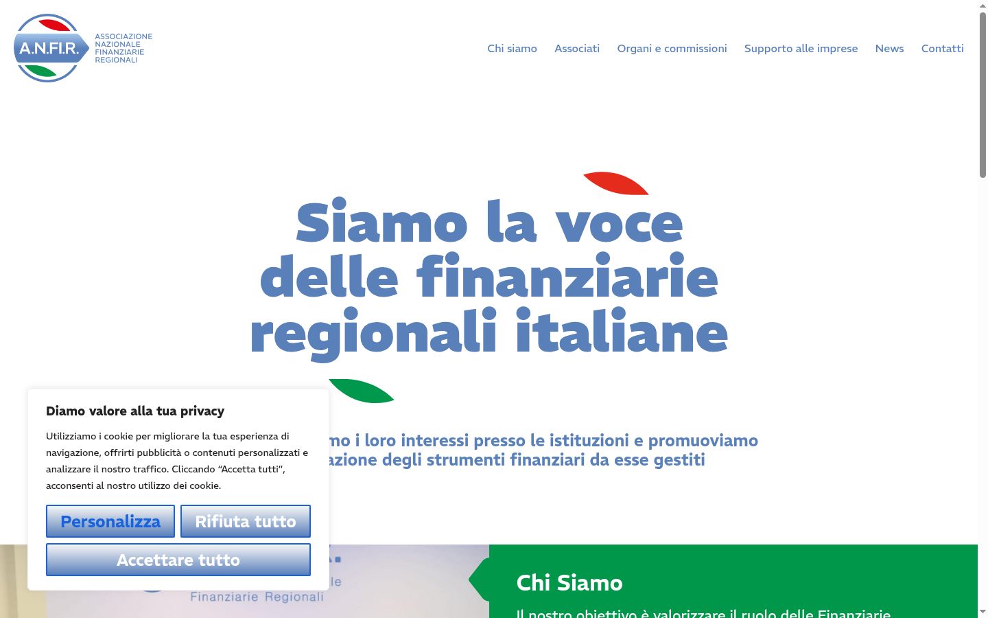 Screenshot tal-banner tal-kunsens muri qabel kwalunkwe interazzjoni