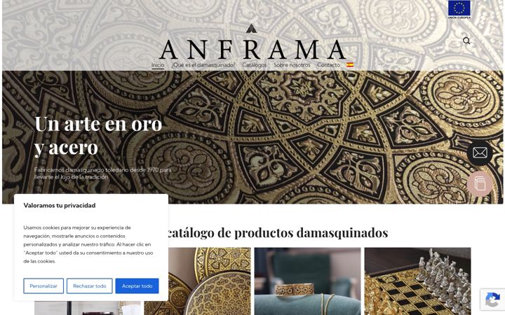 Screenshot of anframa.com