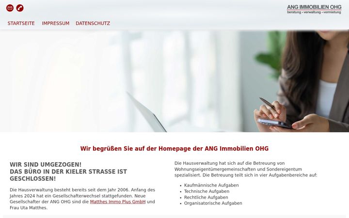 Screenshot of ang-immobilien.de