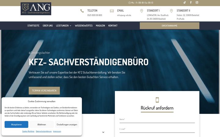 Screenshot of ang-svb.de