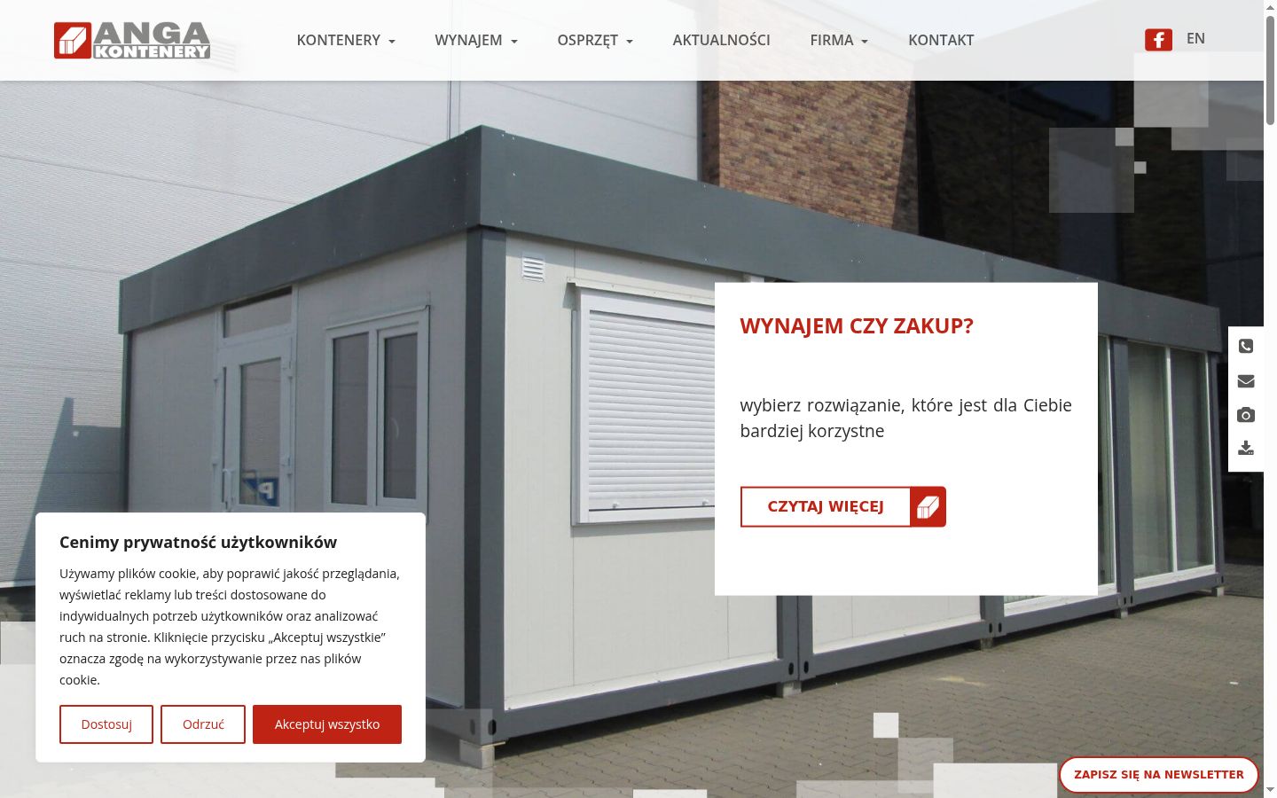 Screenshot des Einwilligungsbanners vor jeglicher Interaktion