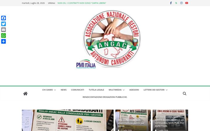 Screenshot του angac.it