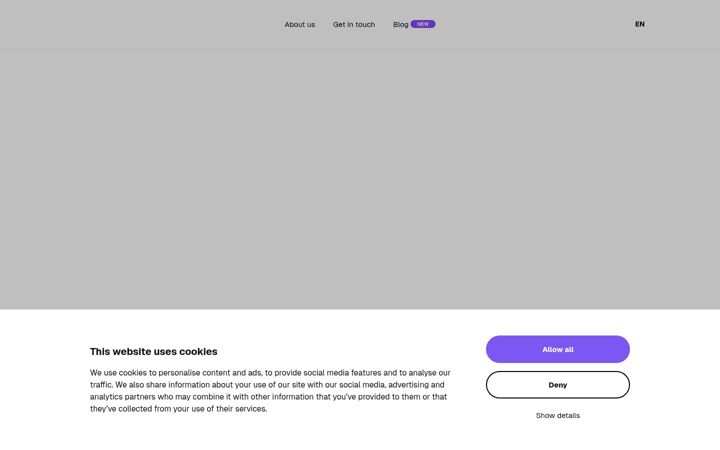 Screenshot of angaero.de