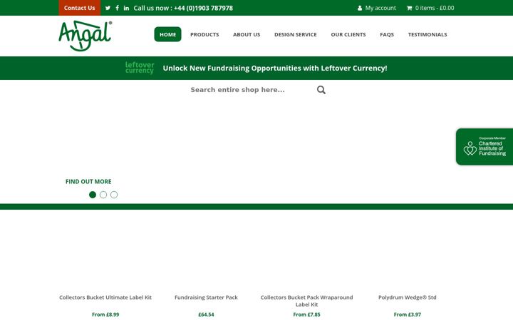 Ekrano kopija angal.co.uk
