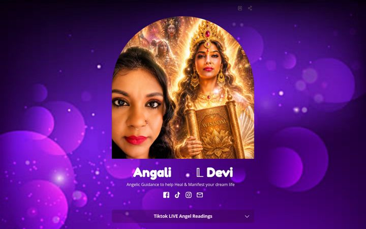 Screenshot of angalidevi.com