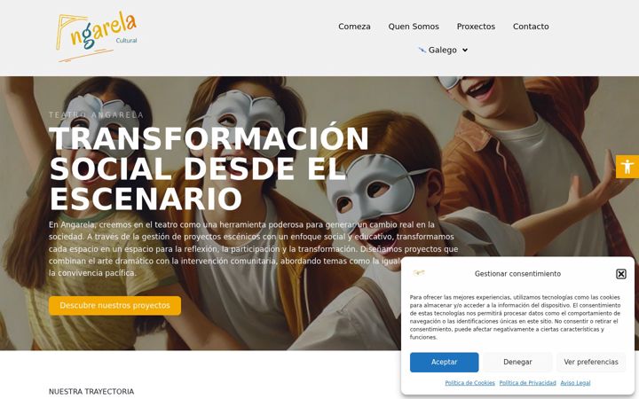 Screenshot of angarela.com