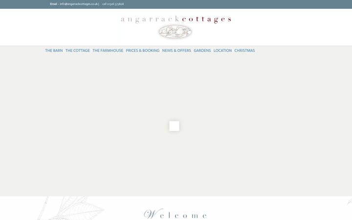Screenshot of angarrackcottages.co.uk
