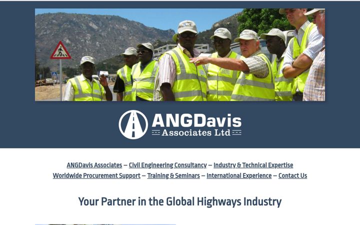 Screenshot of angdavis.com