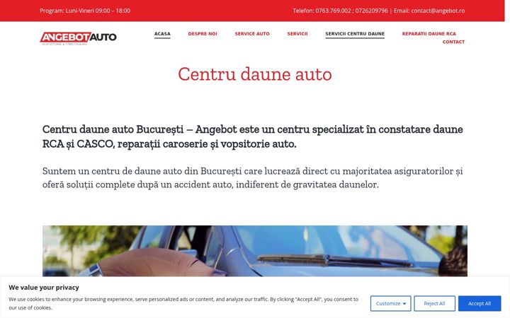 Screenshot of angebot.ro