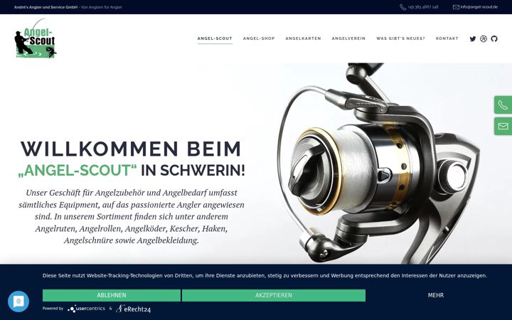 Screenshot of angel-scout.de