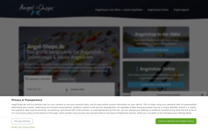 Screenshot of angel-shops.de