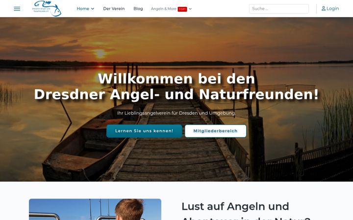 Screenshot of angel-und-naturfreunde.de
