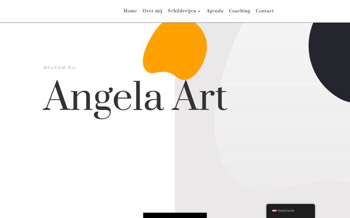 Screenshot of angela-art.nl