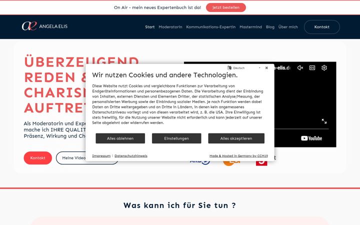 Screenshot of angela-elis.de