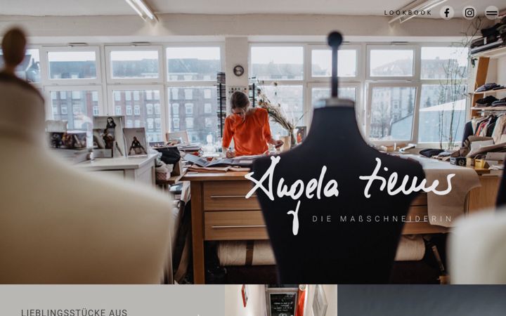 Screenshot of angela-ziemer.de