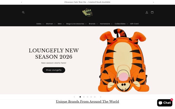Screenshot of angelabare.co.uk