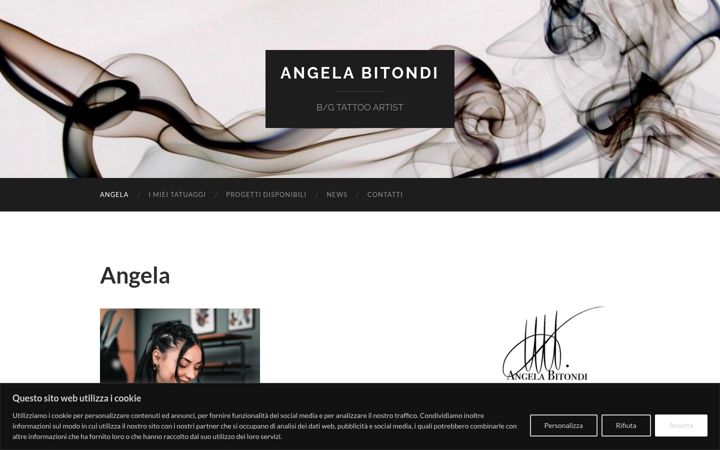 Screenshot of angelabitonditattoo.altervista.org