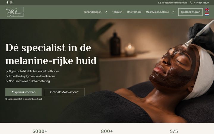 Screenshot of angelaeveline.nl