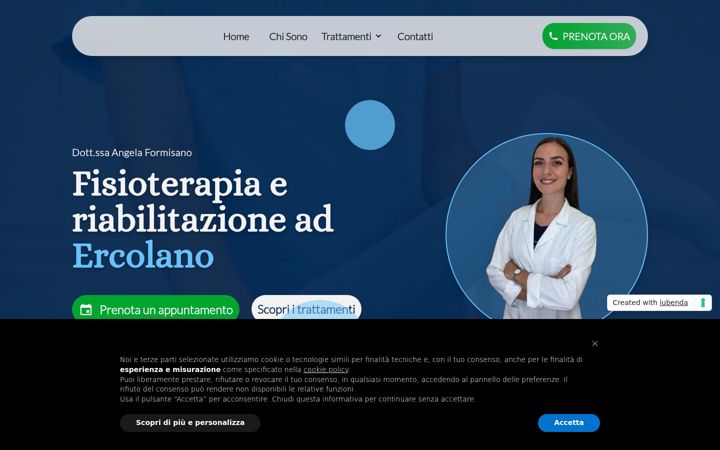 Screenshot of angelaformisano.it