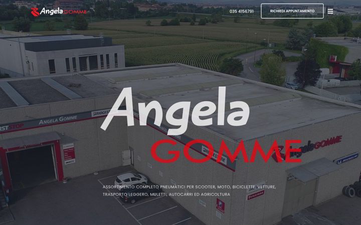 Screenshot του angelagomme.it