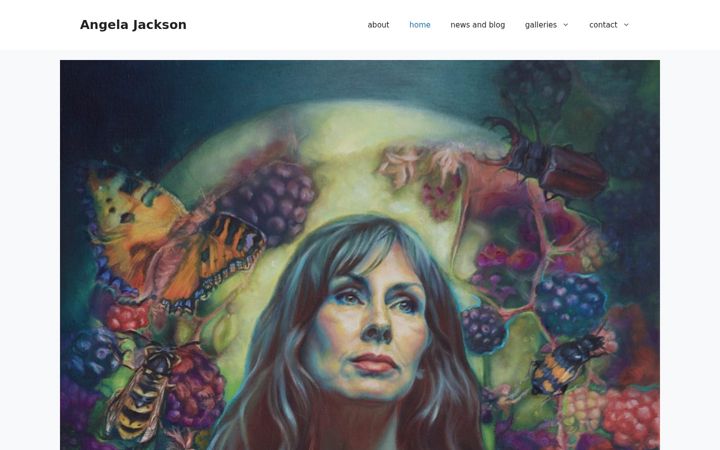 Képernyőkép: angelajacksonart.co.uk