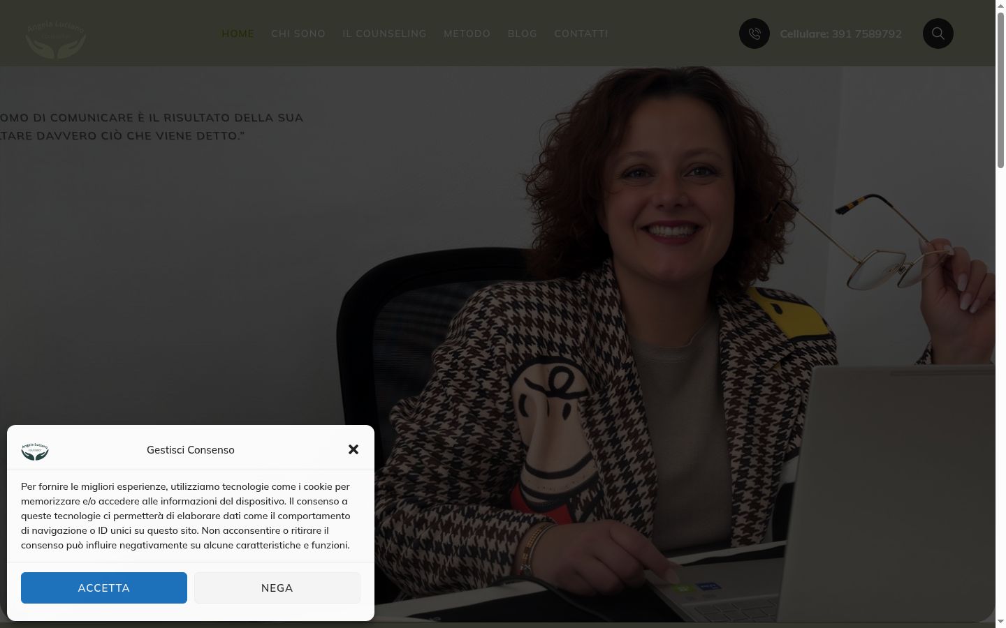 Screenshot des Einwilligungsbanners vor jeglicher Interaktion