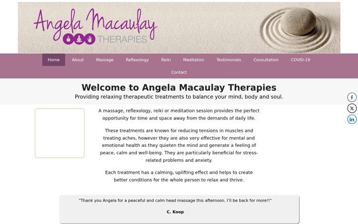 Képernyőkép: angelamacaulaytherapies.uk