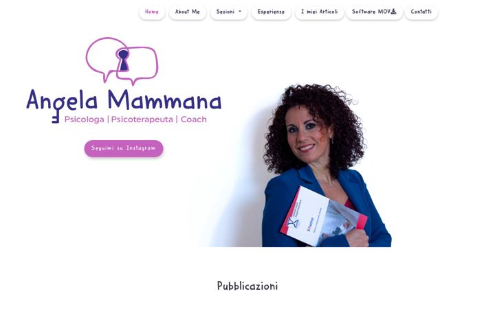 Screenshot of angelamammana.it