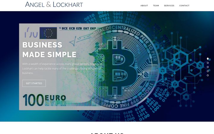Screenshot of angelandlockhart.com