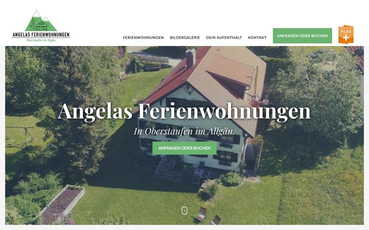 Screenshot of angelas-ferienwohnungen.de