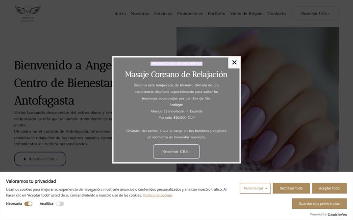 Screenshot of angelasnailsbeauty.com