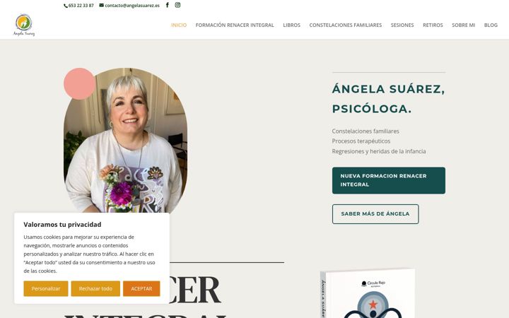 Екранна снимка на angelasuarez.es