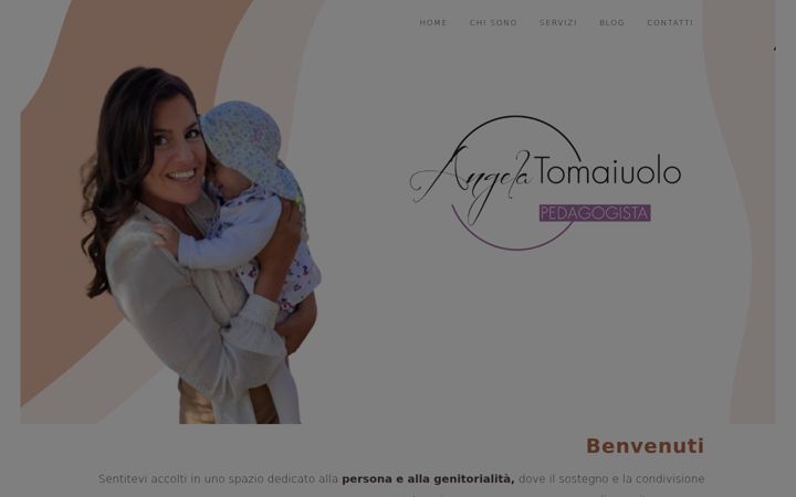Screenshot of angelatomaiuolo.it