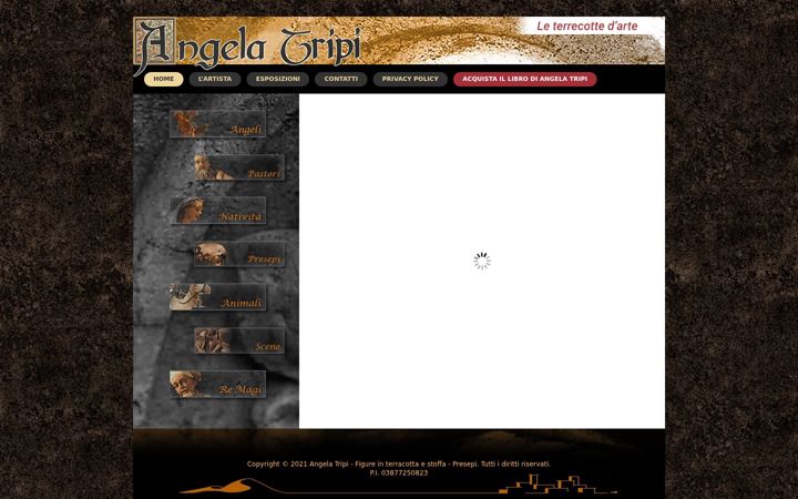 Screenshot stránky angelatripi.it