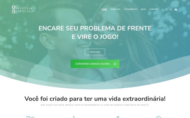 Skjermbilde av angelaurquiza.com.br