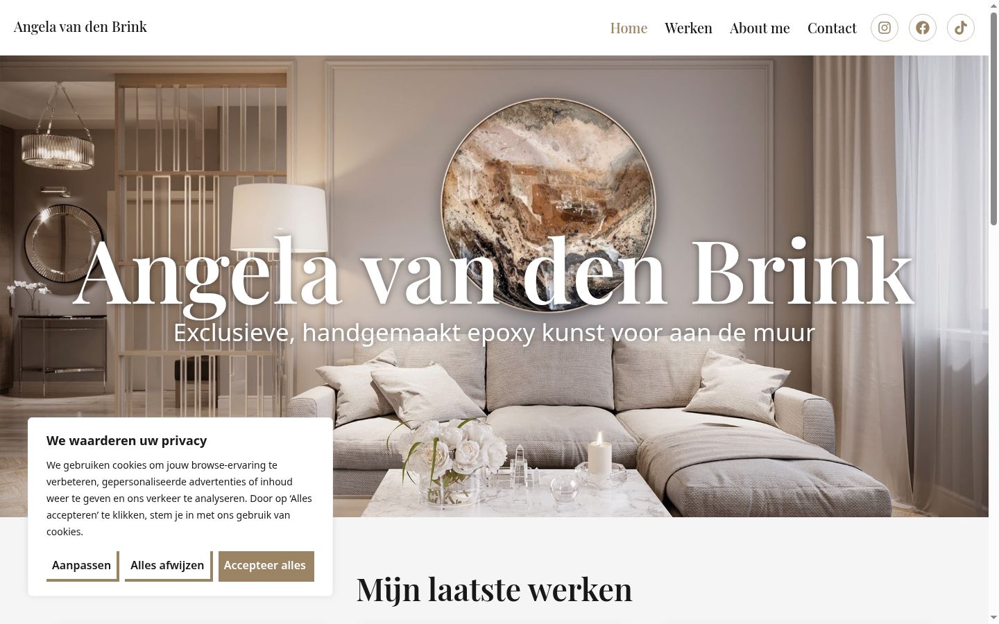 Screenshot tal-banner tal-kunsens muri qabel kwalunkwe interazzjoni