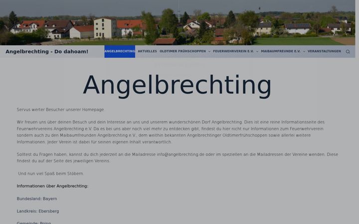 Screenshot of angelbrechting.de