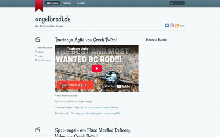 Screenshot of angelbrodi.de