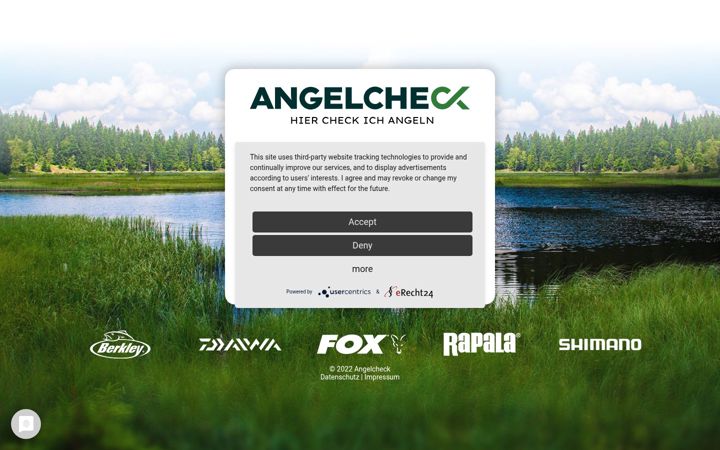 Screenshot of angelcheck.de