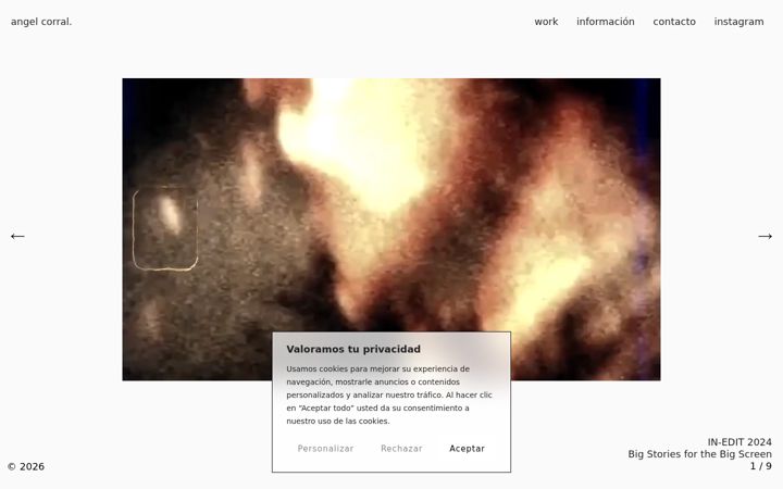 Screenshot of angelcorral.com